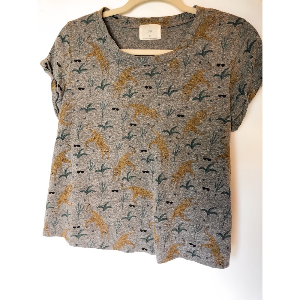 Leopard Cotton T-Shirt